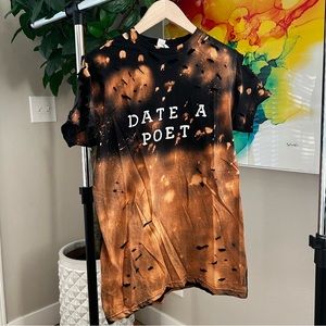 Distress graphic tshirt